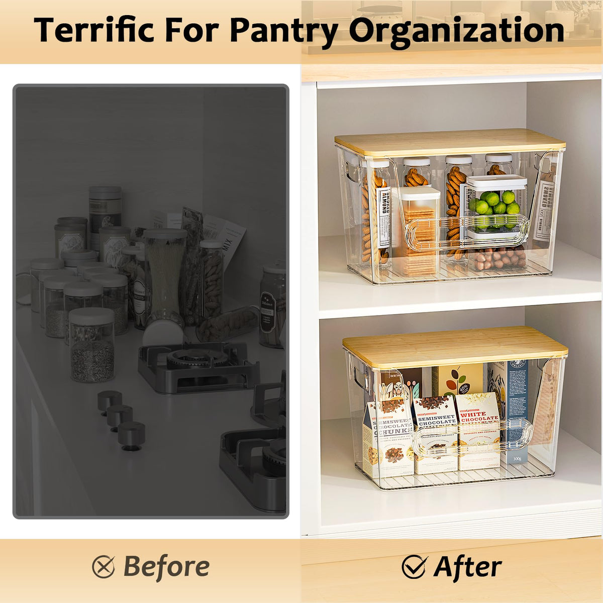 Delamu anti-slip pads keep the organizer stable on any surface.