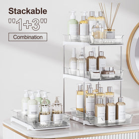 Delamu clear acrylic design helps you spot items quickly.