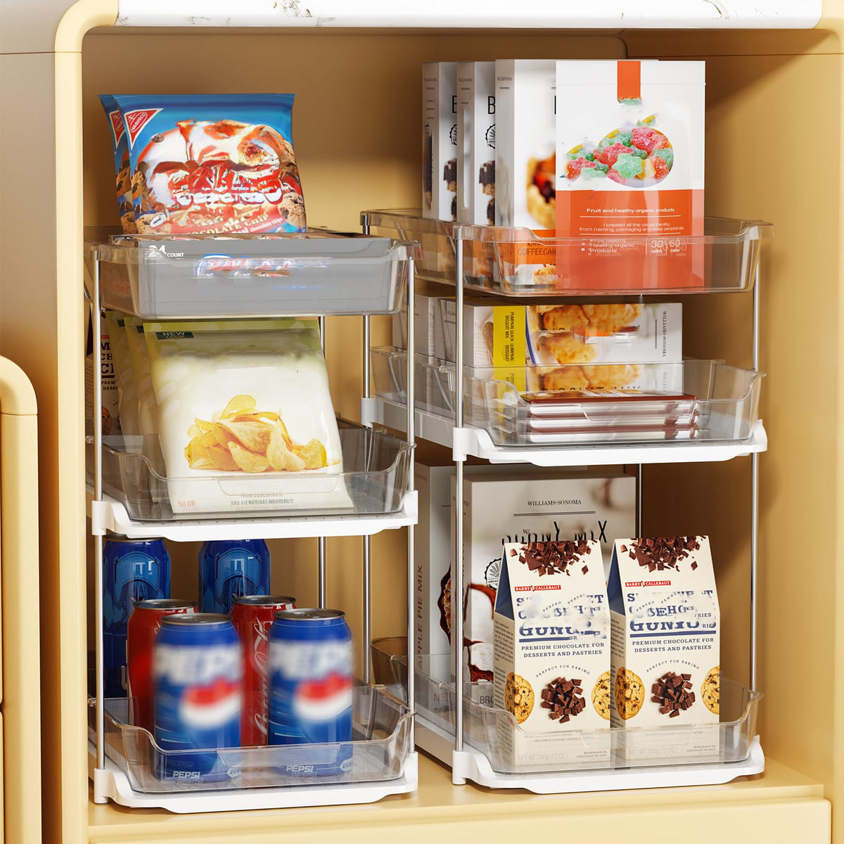 Delamu durable under-cabinet storage for daily routines