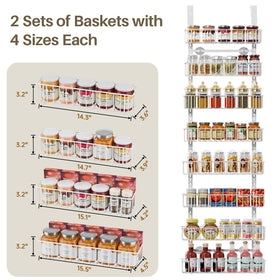Delamu large-capacity system features four basket sizes to fit diverse items