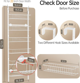Delamu metal pantry organizer shows durable construction for heavy jars and cans.