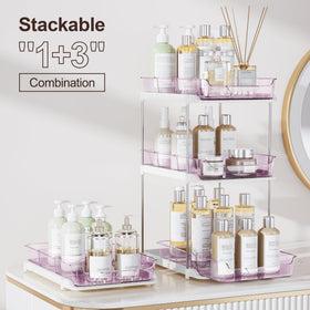 Delamu movable dividers customize space for meds or cosmetics.