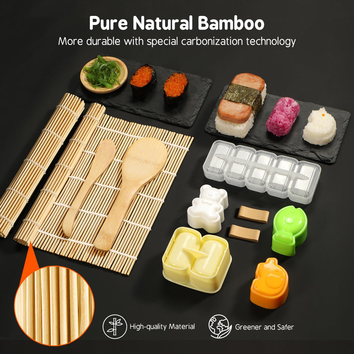 Delamu musubi mold creates compact, portable sushi bites