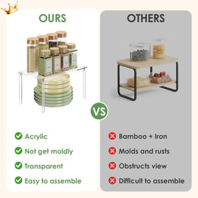 Delamu two sizes allow flexible layouts, from pantry to vanity.