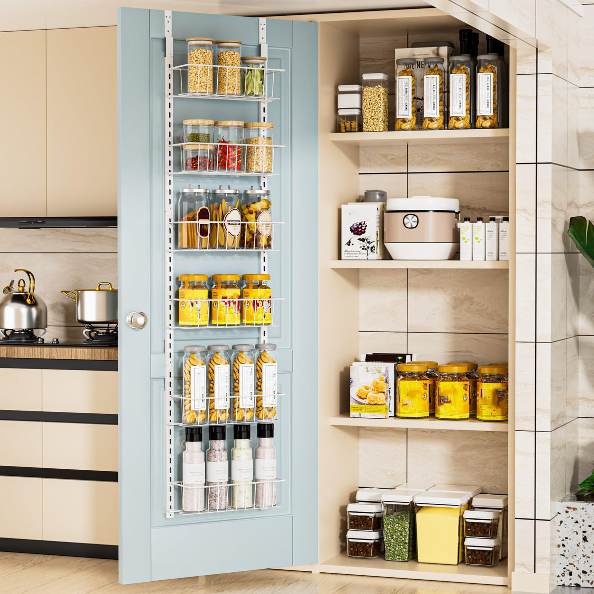 Delamu included fasteners stabilize on standard doors