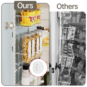 Delamu no-drill installation with door hooks included