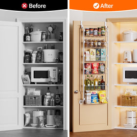 Delamu removable baskets enable easy reconfiguration to fit larger items.