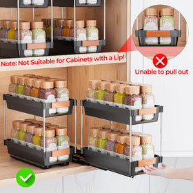 Delamu tall guardrails keep bottles upright during pulls