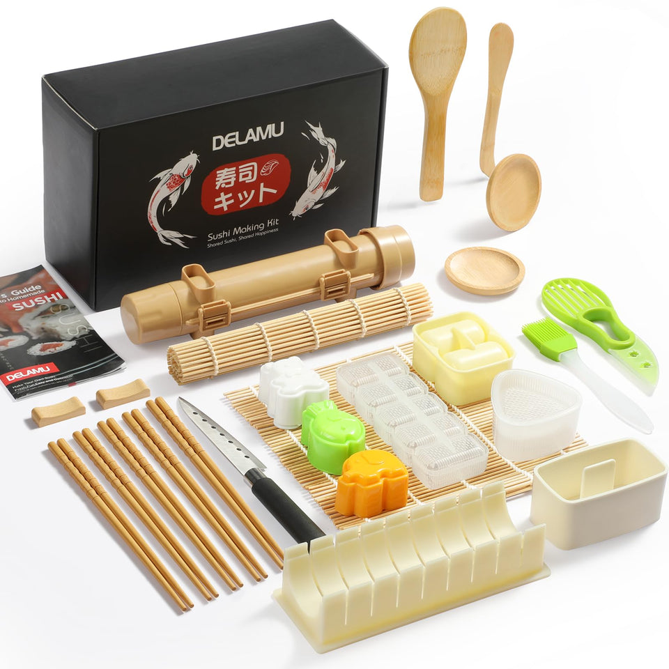 Delamu bazooka roller bridges easy, even sushi rolls for home use