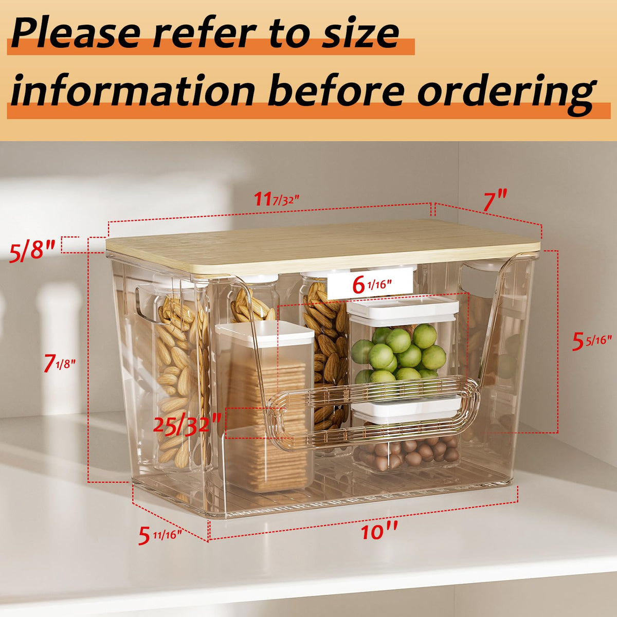 Delamu trash bag dispenser under sink keeps bags ready and discreet.
