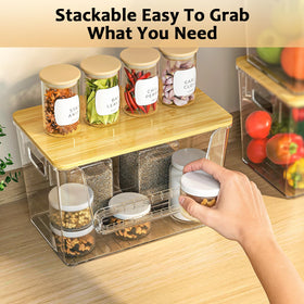 Delamu under-sink storage supports organizing 4-30 gallon bags