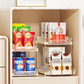 Delamu under-sink storage solution to maximize cabinet space.