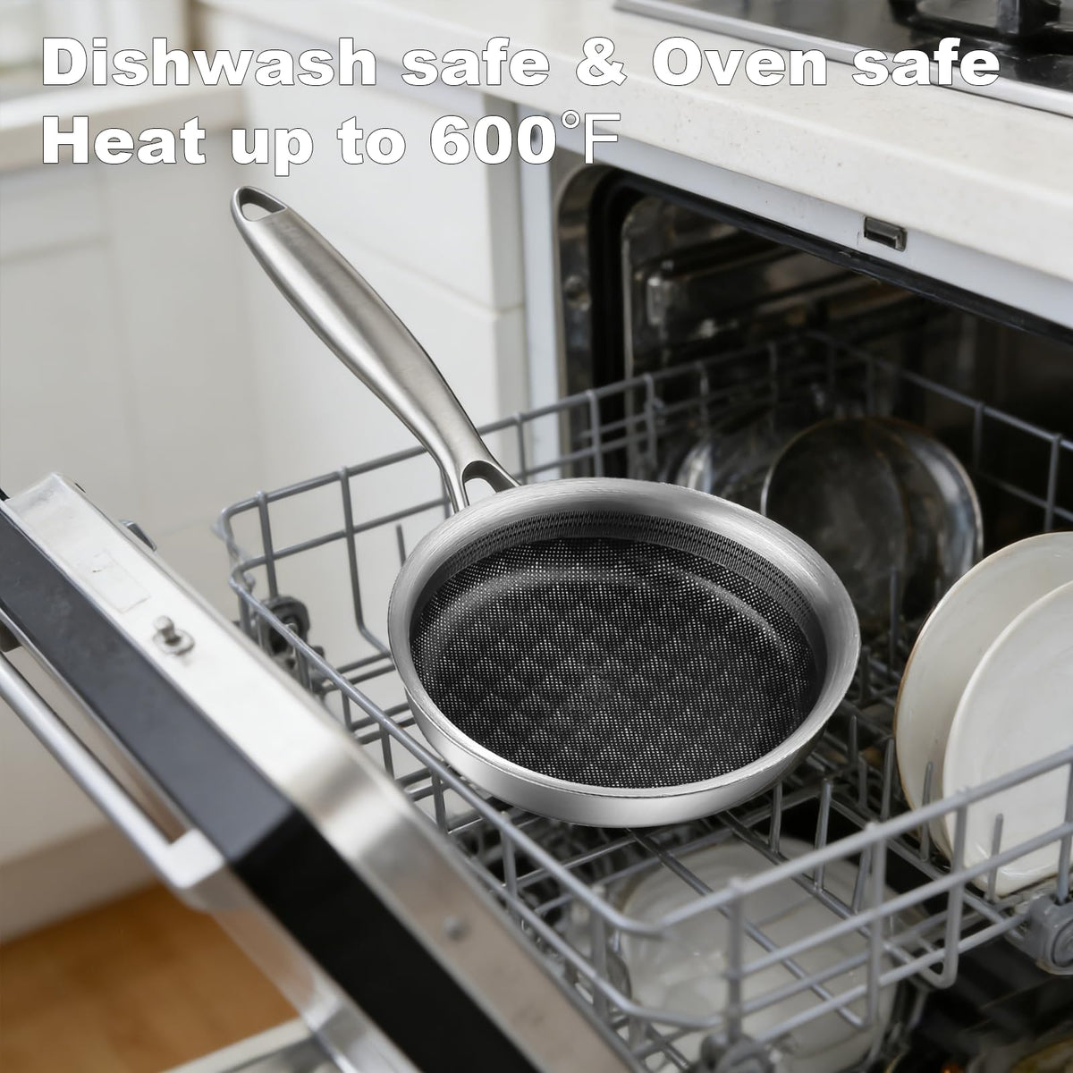 DELARLO ceramic nonstick coating enables easy release and cleanup