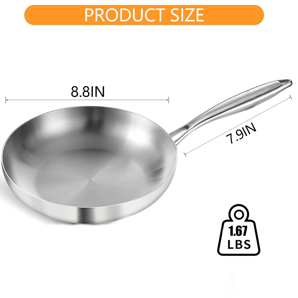 Delarlo oven-safe up to 500°F for finishing dishes in the oven