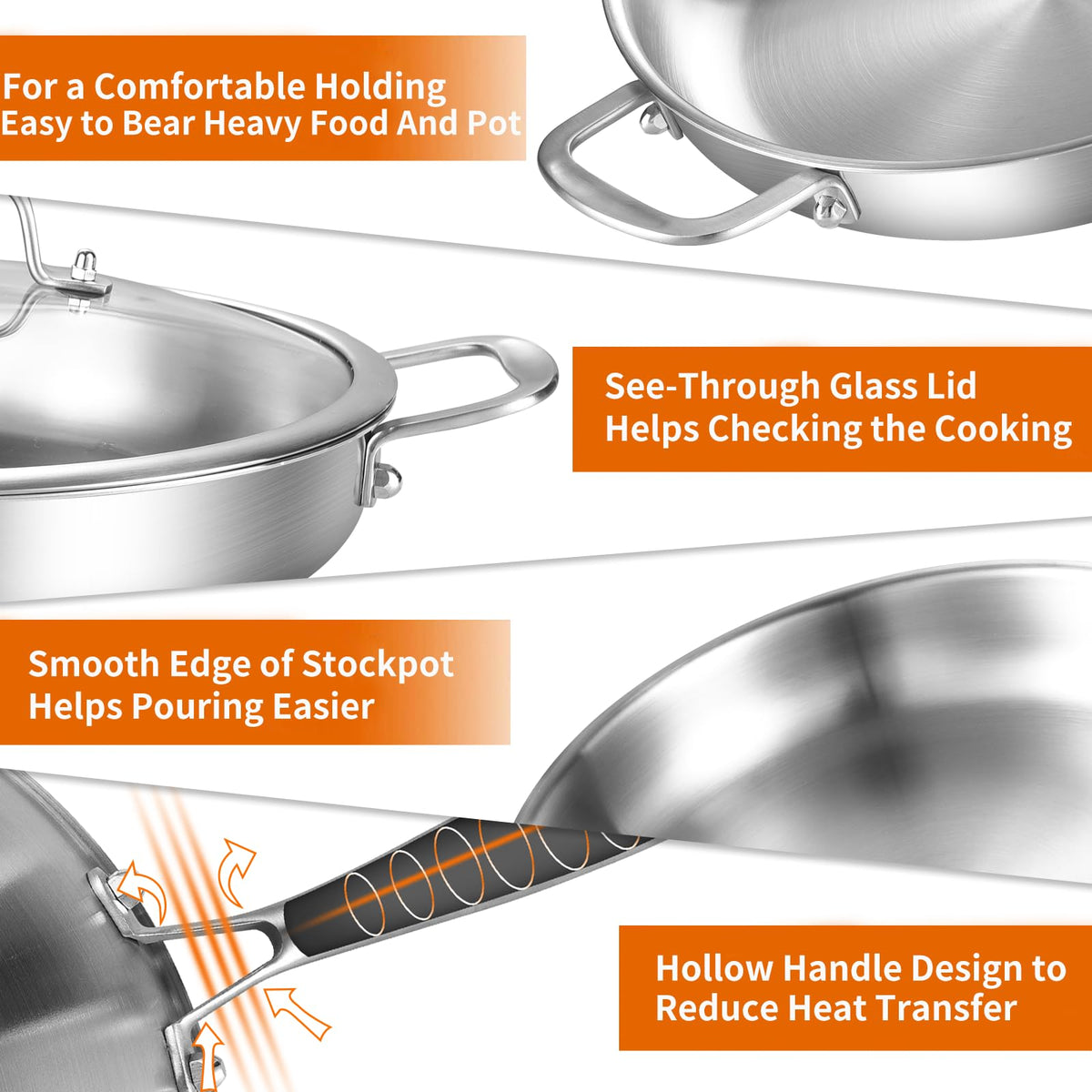 Delarlo pan demonstrates wide cooking surface suitable for larger batches