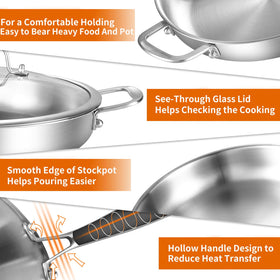 Delarlo pan demonstrates wide cooking surface suitable for larger batches