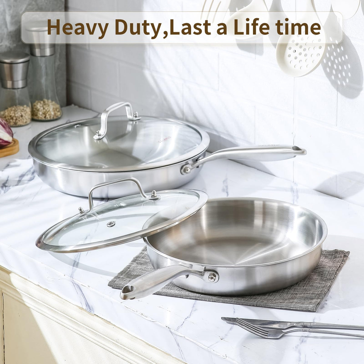 DELARLO stainless surface is non-reactive for true flavors.