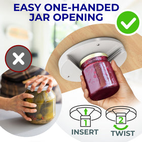 Delfori arthritis-friendly kitchen aid assists seniors with jar openings