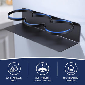 DELITON magnetic paper towel holder keeps towels accessible.