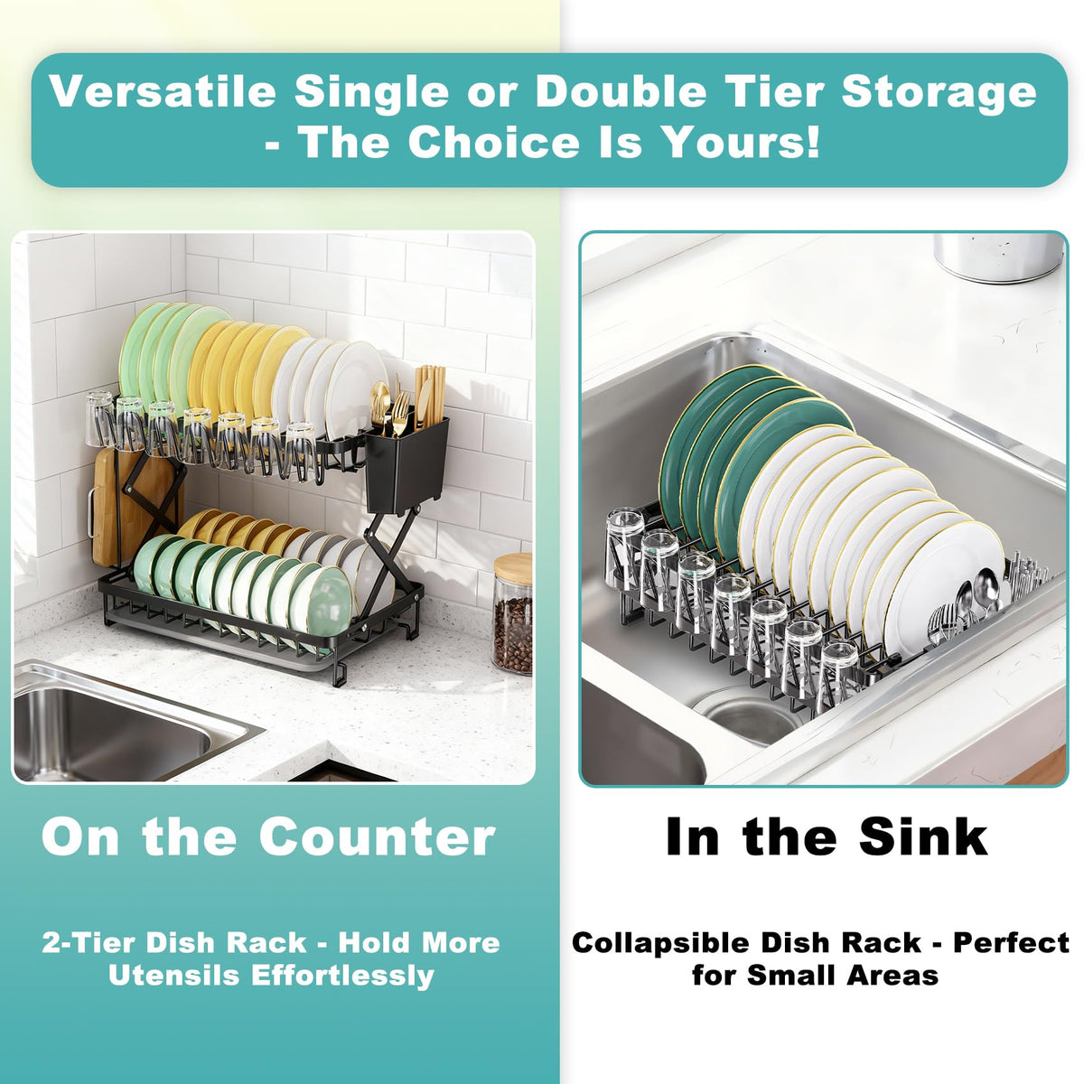 Deller chopping board rack keeps boards handy while drying