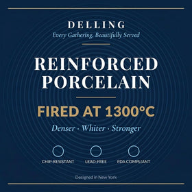 DELLING ramekins with bright white glaze complement any tableware style.