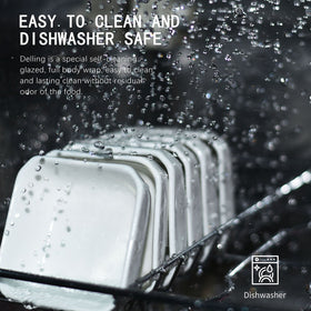 DELLING dishwasher-safe bowls for quick cleanup after gatherings.