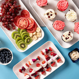 DELLING dishwasher-safe serving platter for easy cleanup after entertaining