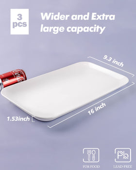 DELLING oven-safe 590°F platters ideal for warm appetizers