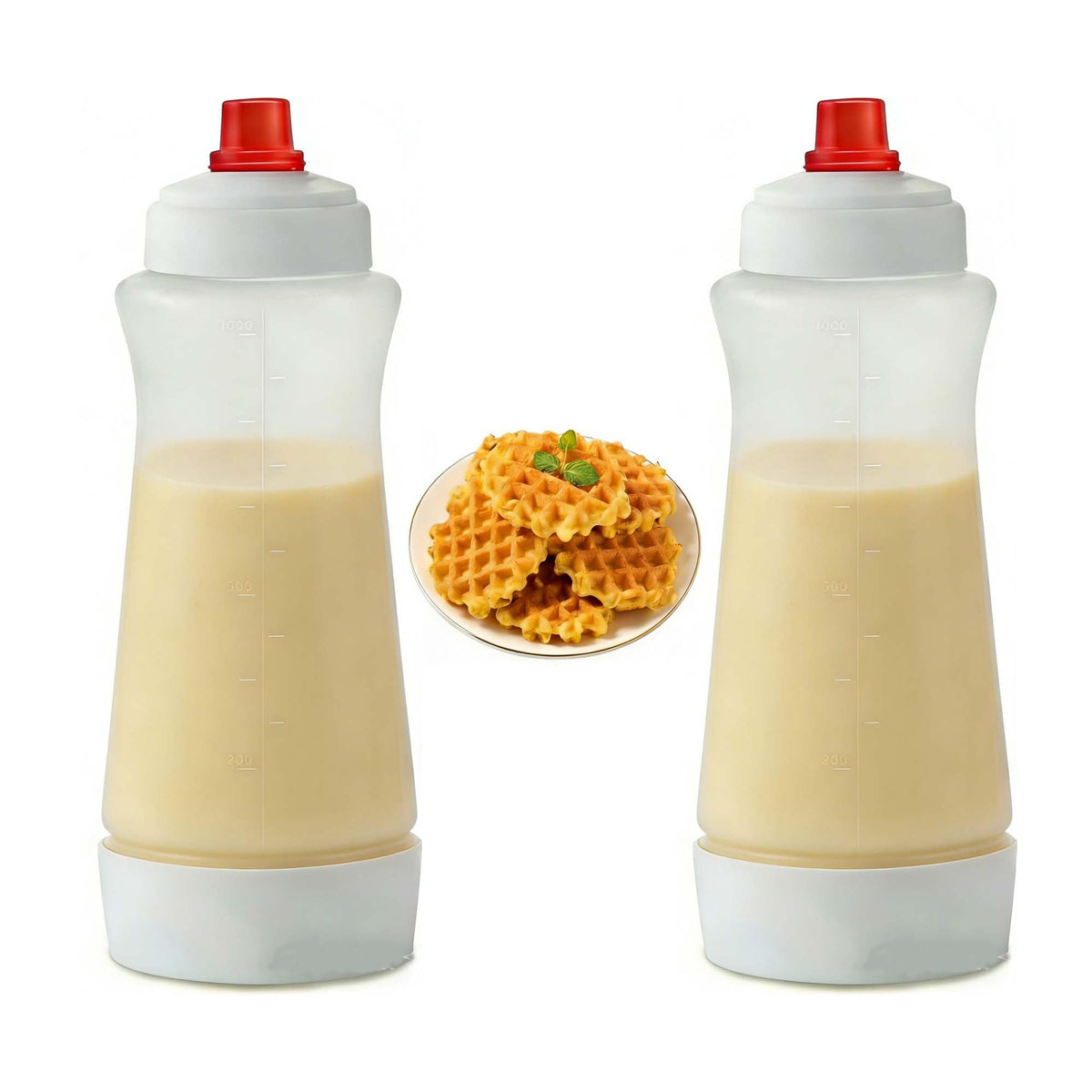 DelloidMaz pancake batter mixer pack for smooth pouring and mess-free cooking