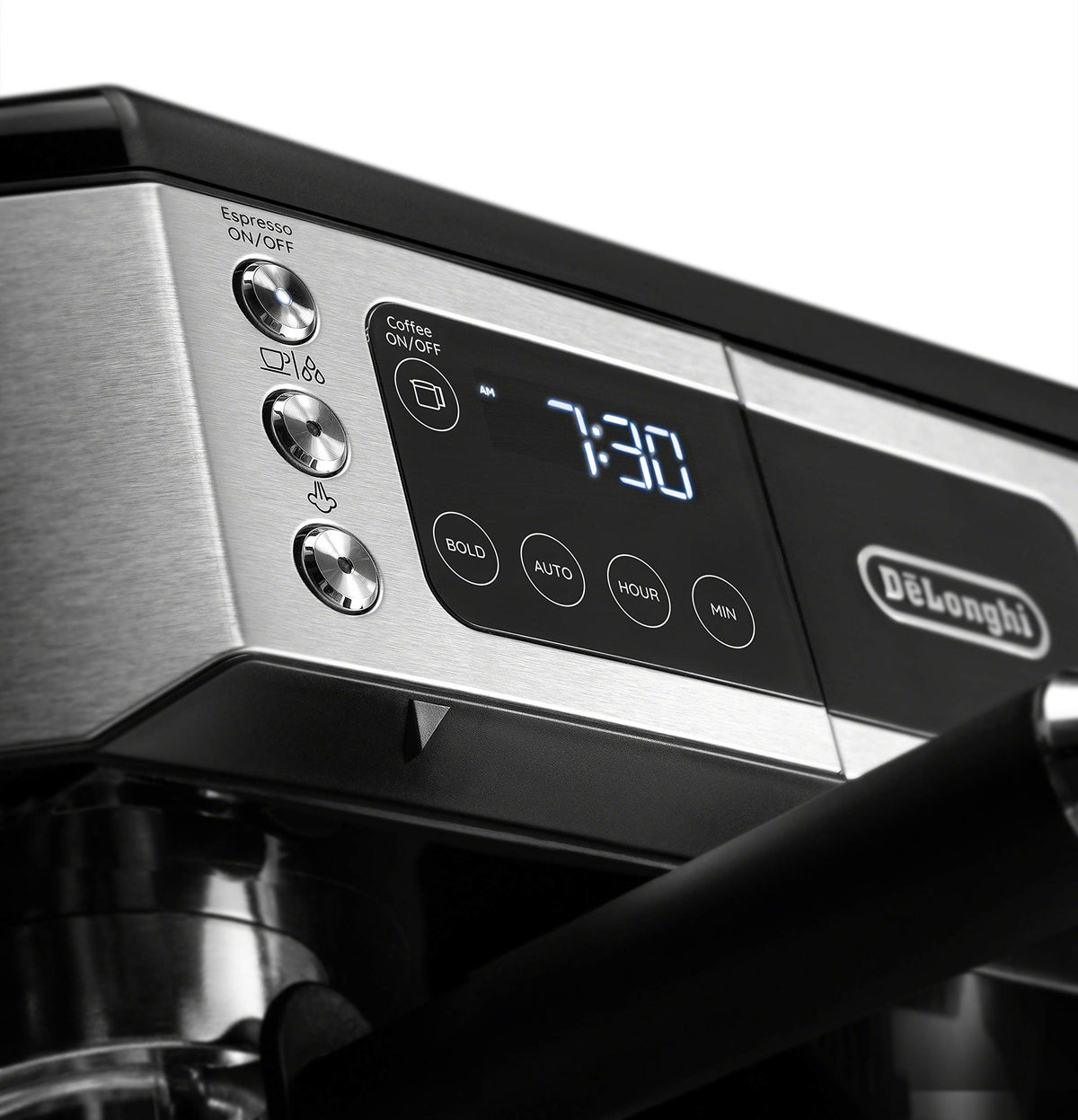 Delonghi COM532M 15-bar espresso pump delivers rich, true espresso flavors.