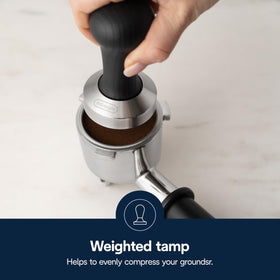 De'Longhi DLSC080 tamper 51mm diameter designed to fit De'Longhi portafilters.