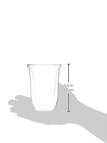 De'Longhi thermo glasses are dishwasher safe for easy cleanup after morning coffee.