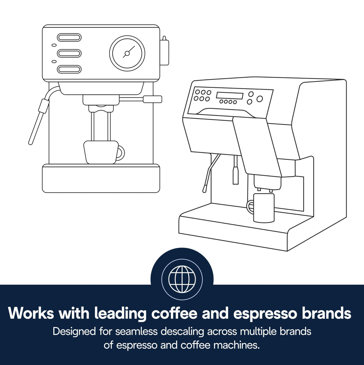 Delonghi EcoDecalk 15-month supply bundle for long-term descaling.