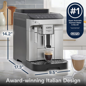De'Longhi Magnifica Evo coffee setup for café-style drinks at home