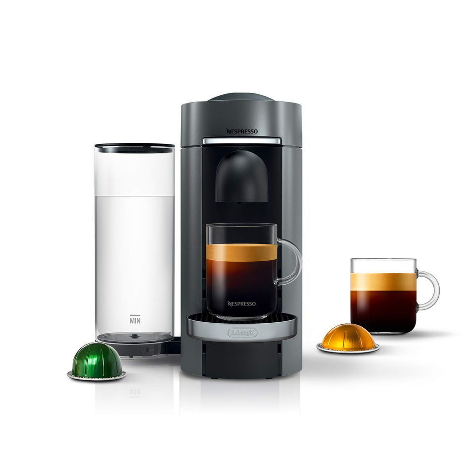 De'Longhi VertuoPlus Titan front view for quick single-serve coffee