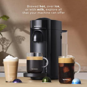 De'Longhi VertuoPlus starter capsules included for quick tasting