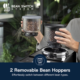 Automatic milk frother produces velvety froth for lattes and cappuccinos