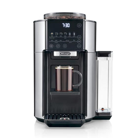 De'Longhi True Brew with built-in grinder brewing fresh grounds