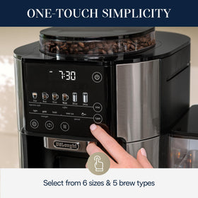 De'Longhi True Brew One-Touch Brew for consistent coffee