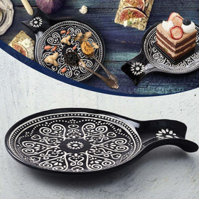 Delpnana spoon rest on stove top display for convenient utensil rest