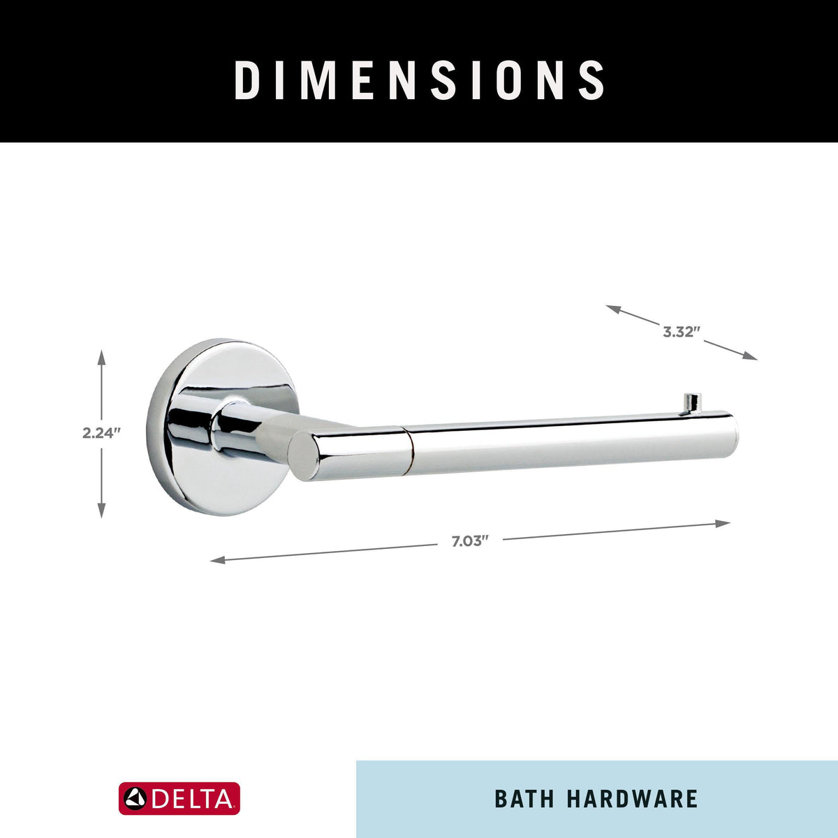 Delta Trinsic includes mounting hardware for a quick, confident installation.