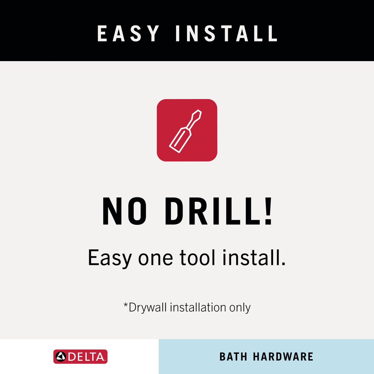 Delta Trinsic chrome finish offers a bright, durable bathroom accent.