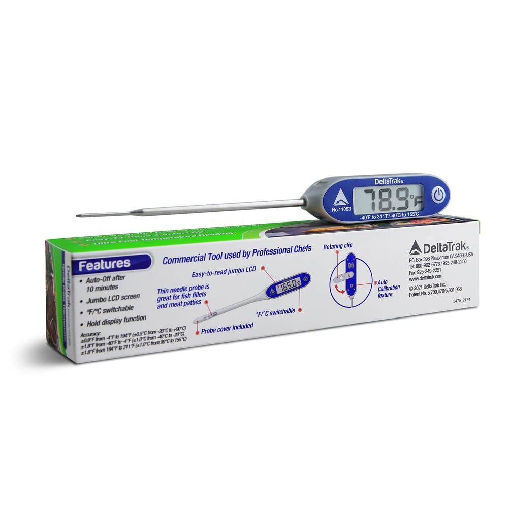 DeltaTrak Essentials ultra-fast readings in about two seconds