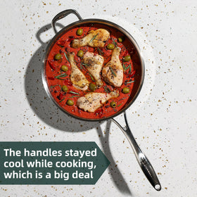 DELUXE dishwasher-safe cookware for easy cleanup after meals
