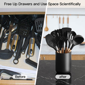 Demany gift-ready utensil holder, ideal for cooks and hosts