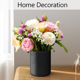 Demany black utensil holder adds farmhouse charm while organizing tools