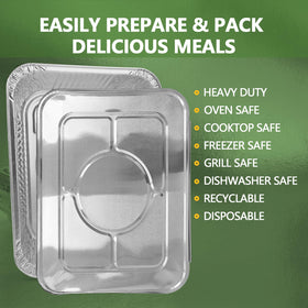 Demiwise freezer-safe pans store or chill dishes from -40°F.