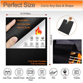 Demiwise heavy-duty PTFE oven mat provides non-stick protection under high heat.
