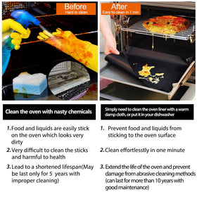 Demiwise non-stick oven protector is reusable for ovens, grills, and air fryers.