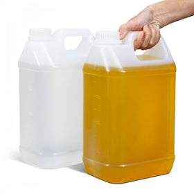 DEMORA 1-gallon jug with lid seal for leak-free storage.